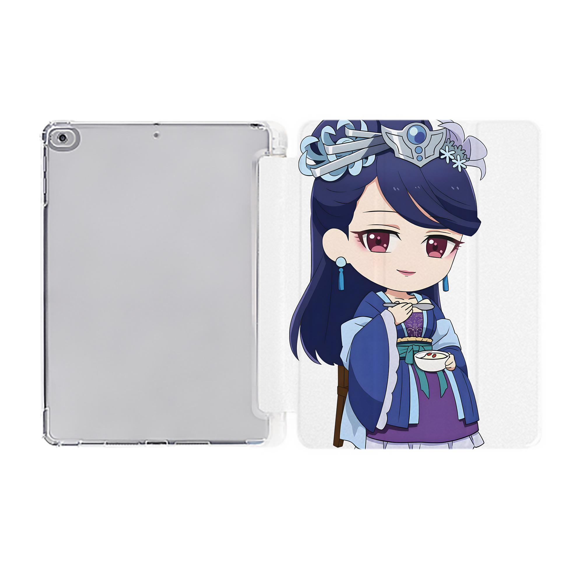 （画像用） 薬屋のひとりごと The Apothecary Diaries IPad ケース ペン収納付き 三つ折りスタンド PUレザー×シリコン 対応機種9.5/10.5/10.9インチ
